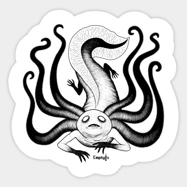 Axolotl Sticker by EmptyIs